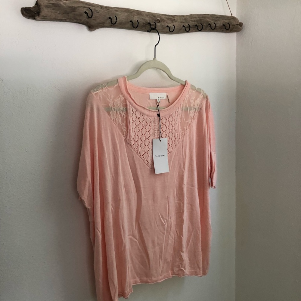 Dolman lace top size s
